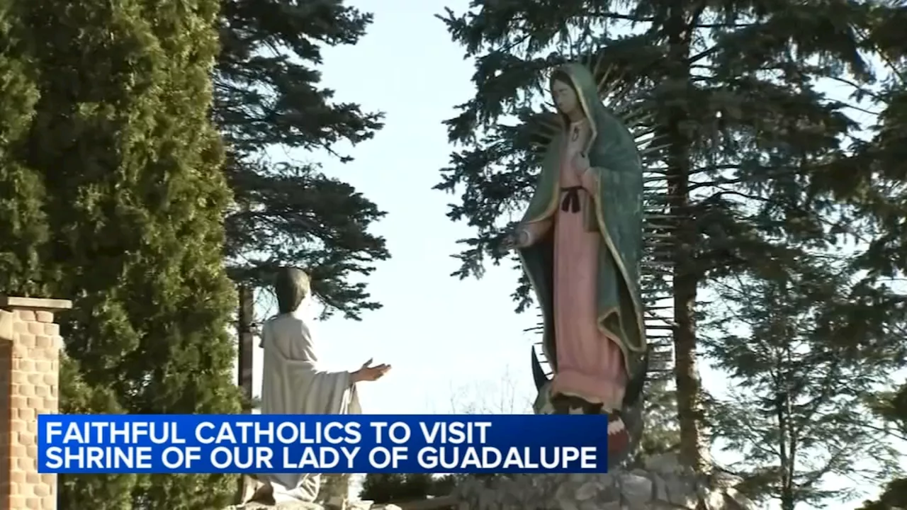 Thousands set to begin arriving at Shrine of Our Lady of Guadalupe in Des Plaines Wednesday