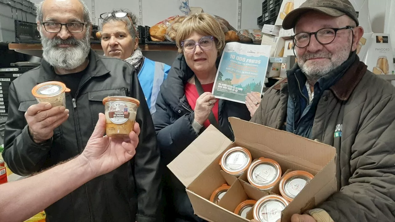 Dans les Yvelines, les chasseurs offrent des terrines et du gibier au Secours populaire