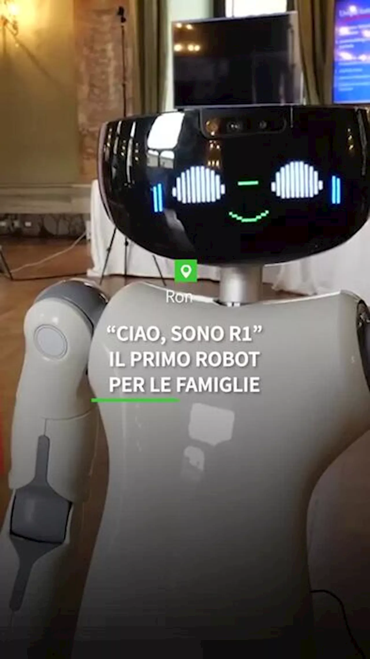 'Ciao sono R1' il primo robot per le famiglie