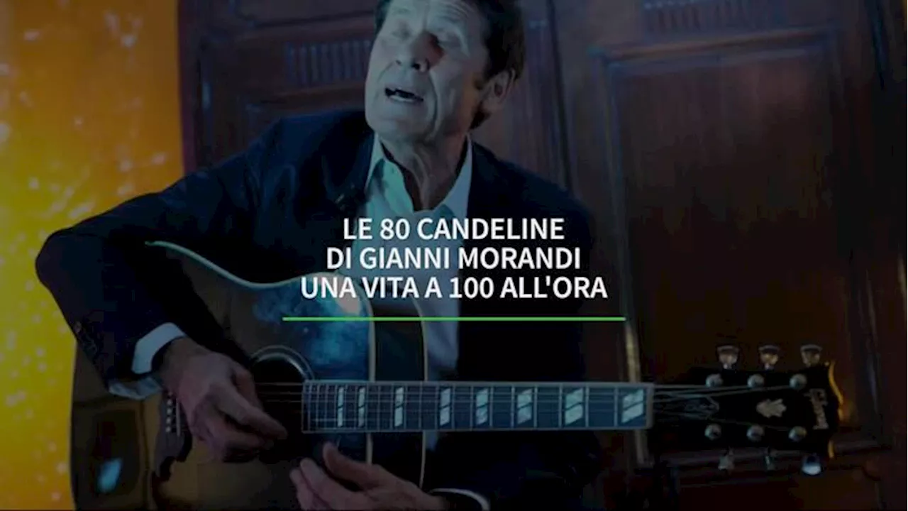 Le 80 candeline di Gianni Morandi, una vita a 100 all'ora