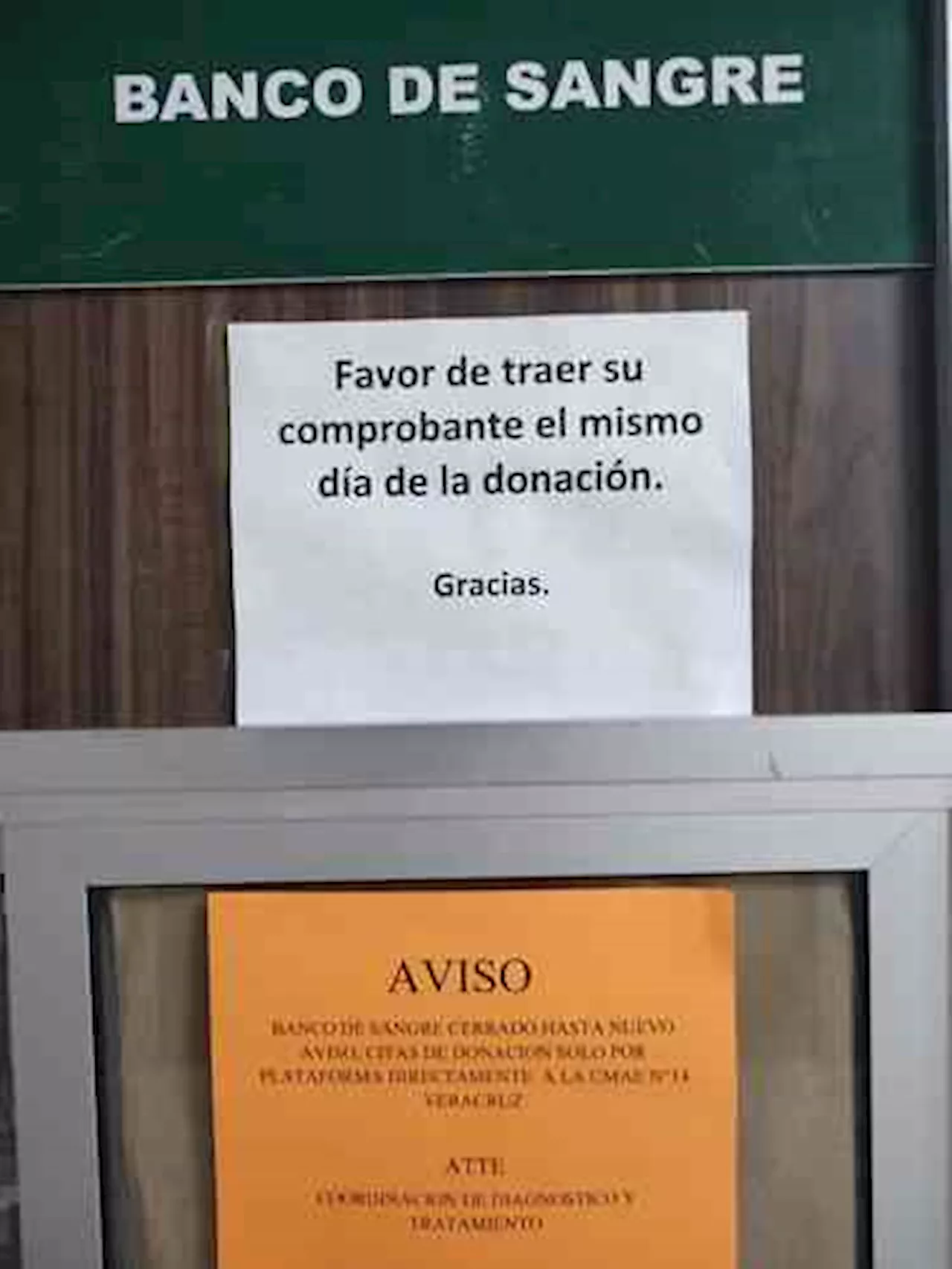 “Tienen que ir hasta Veracruz”: No opera banco de sangre de Clínica 11 del IMSS