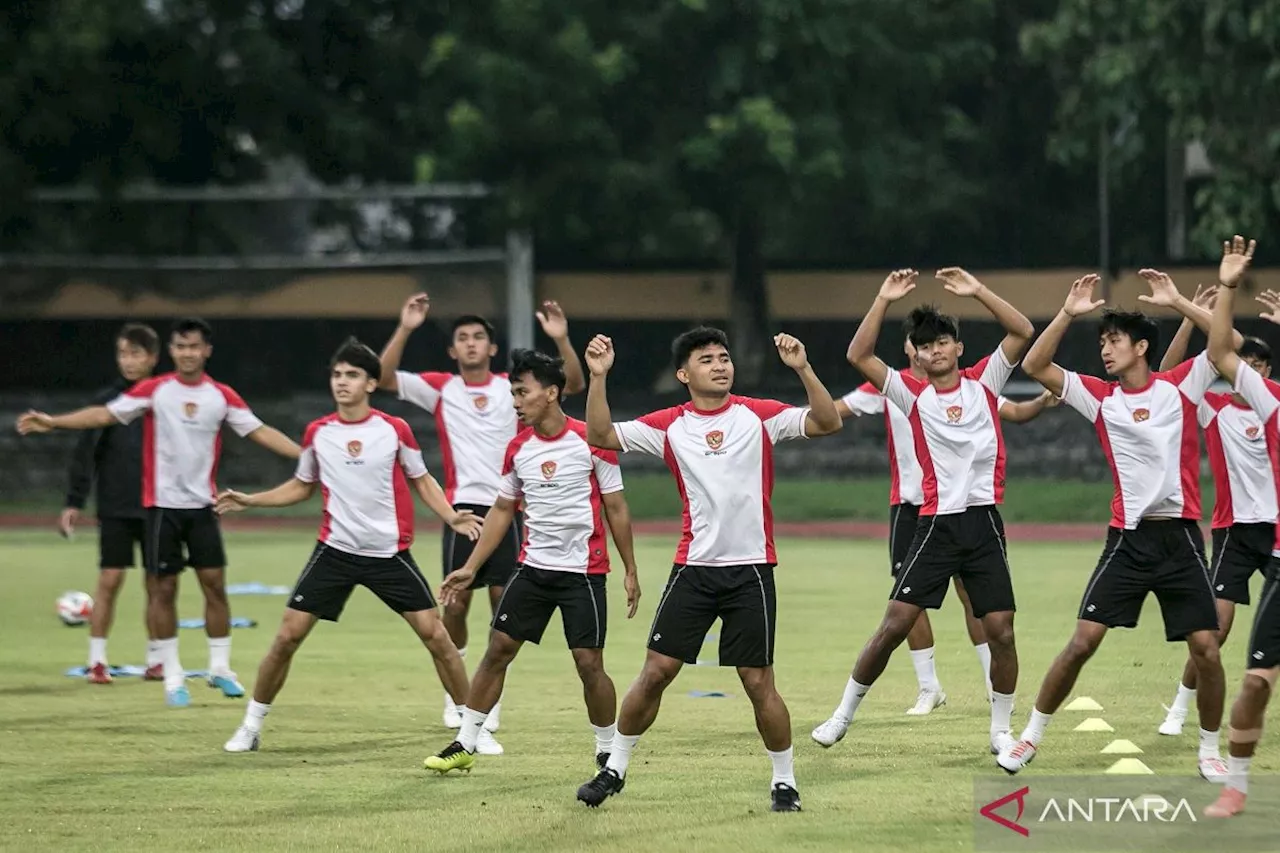 Timnas Indonesia berlatih jelang laga kandang lawan Laos