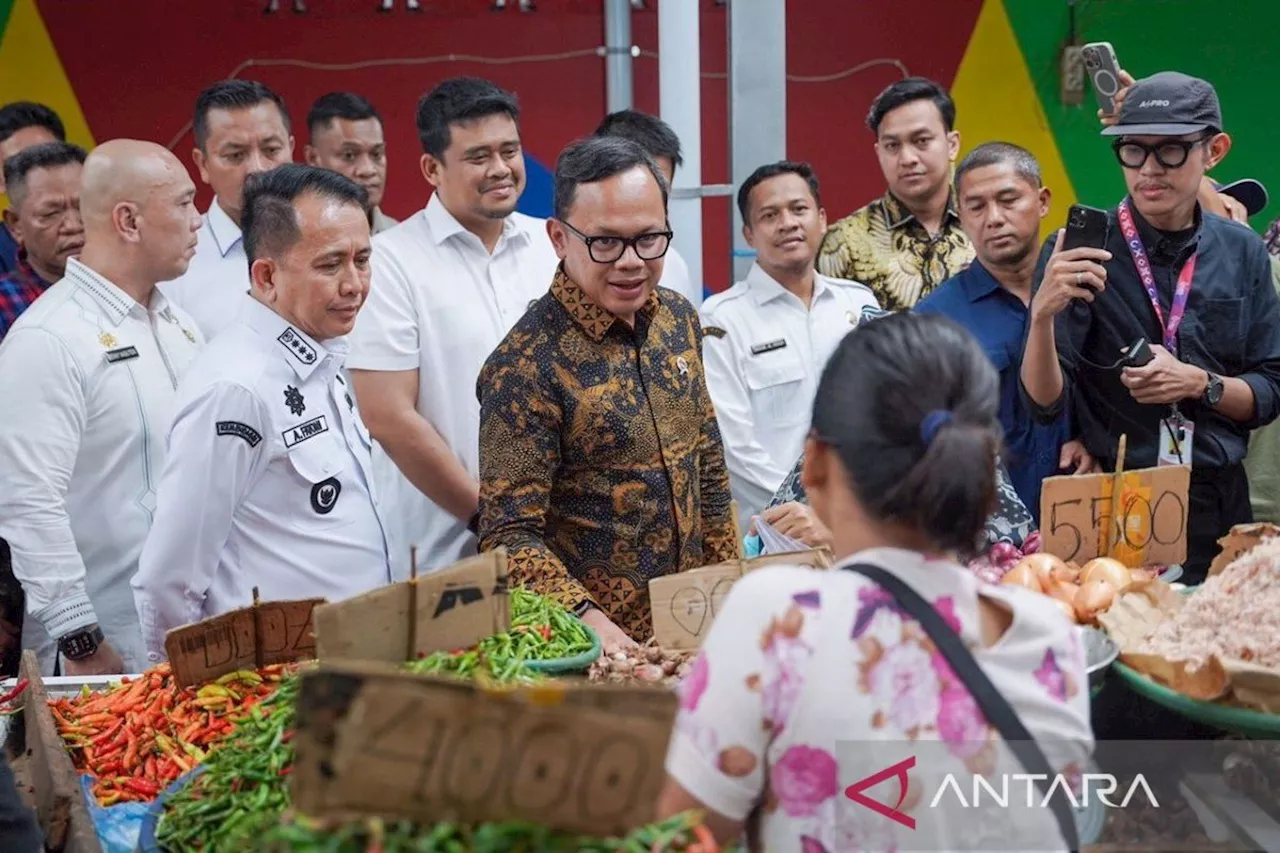 Wamendagri: Revitalisasi Pasar Akik Medan contoh baik penataan pasar