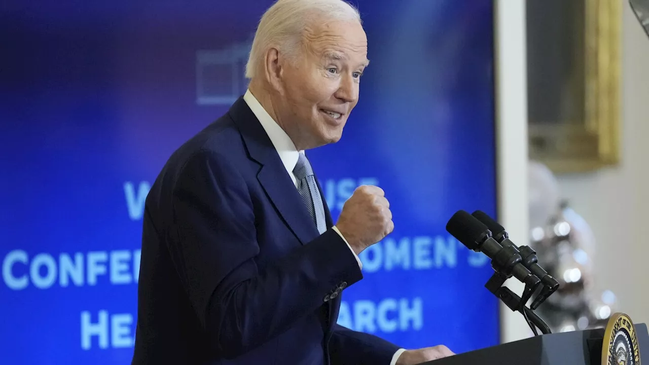 Biden says healthy women help US prosperity as he highlights White House initiative on their health