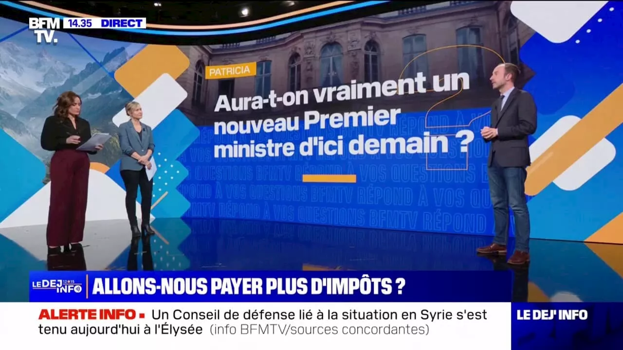 Aura-t-on vraiment un nouveau Premier ministre d'ici jeudi? BFMTV répond à vos questions