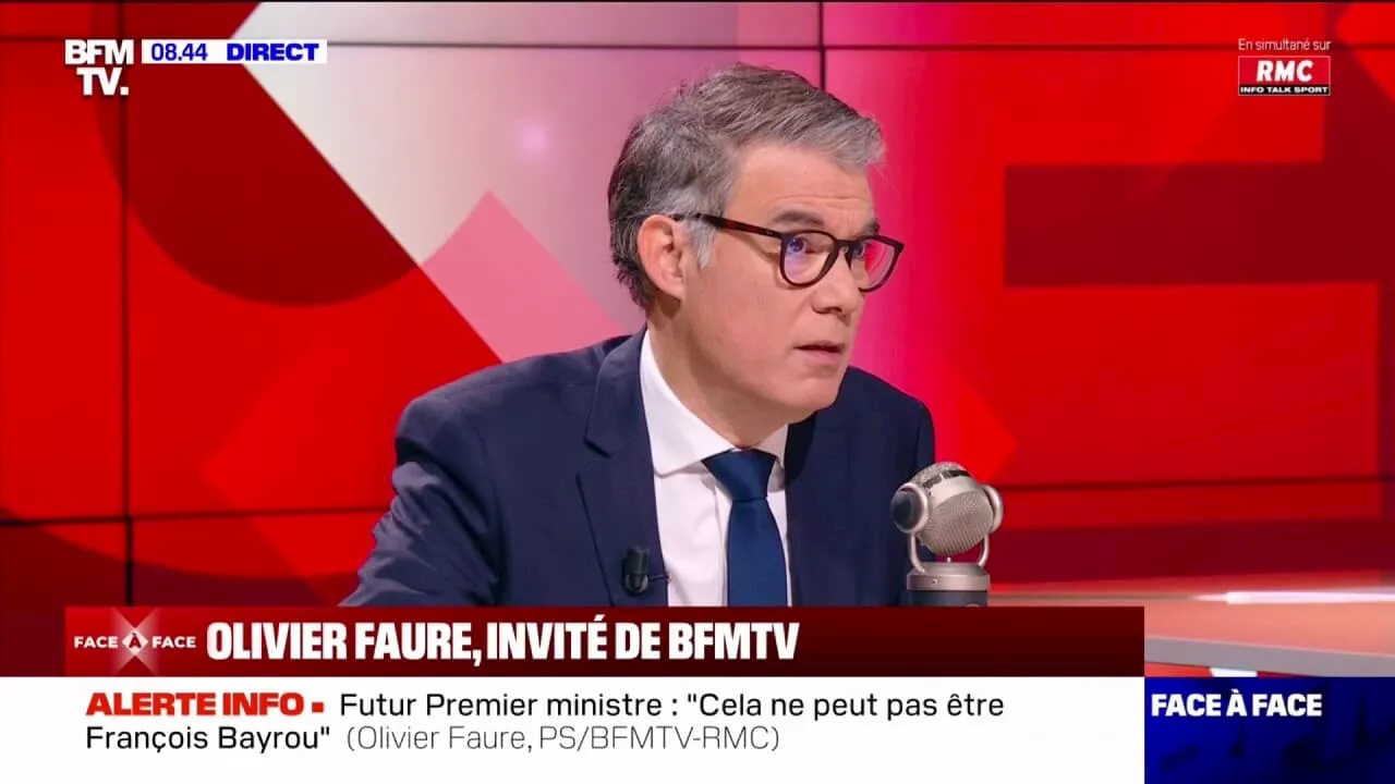 Olivier Faure (PS): 'Plus Jean-Luc Mélenchon crie, moins on l'entend'