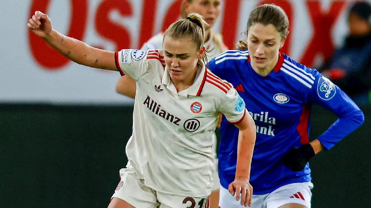 FC Bayern gegen Juve live im TV sehen: Champions League der Frauen