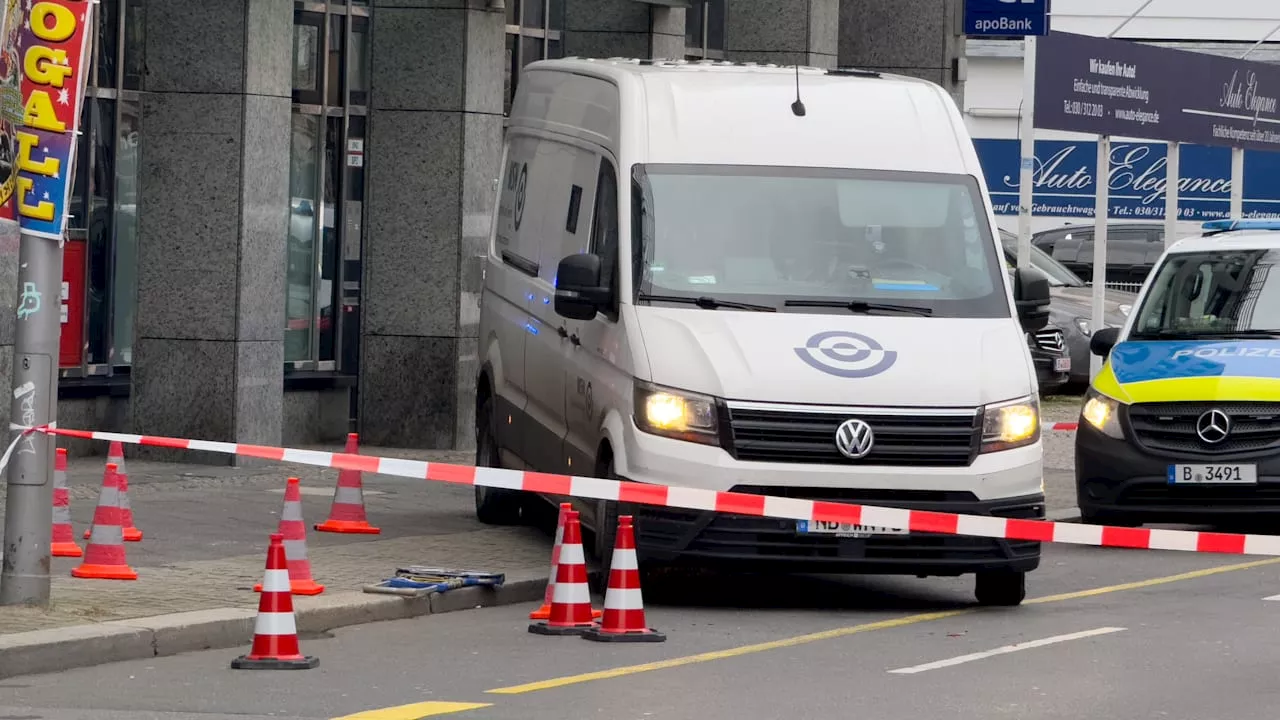 Berlin-Charlottenburg: Schüsse bei Überfall auf Geldtransporter