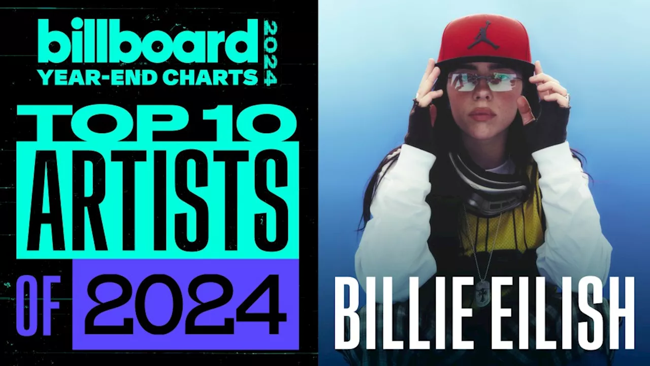 Billie Eilish’s Big Win as No. 6 On Billboard’s Top 10 Artists of 2024