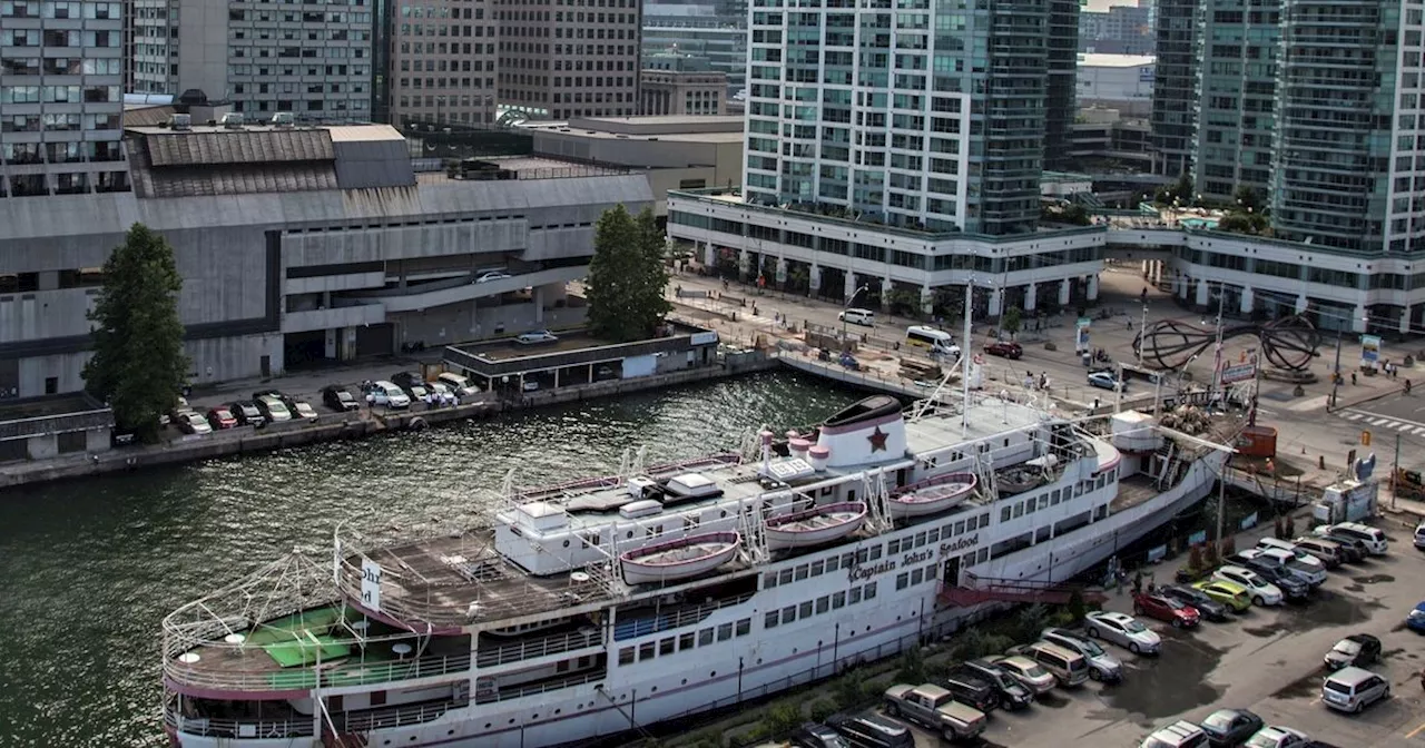 Here's what's happening with former Captain John's dock on Toronto waterfront