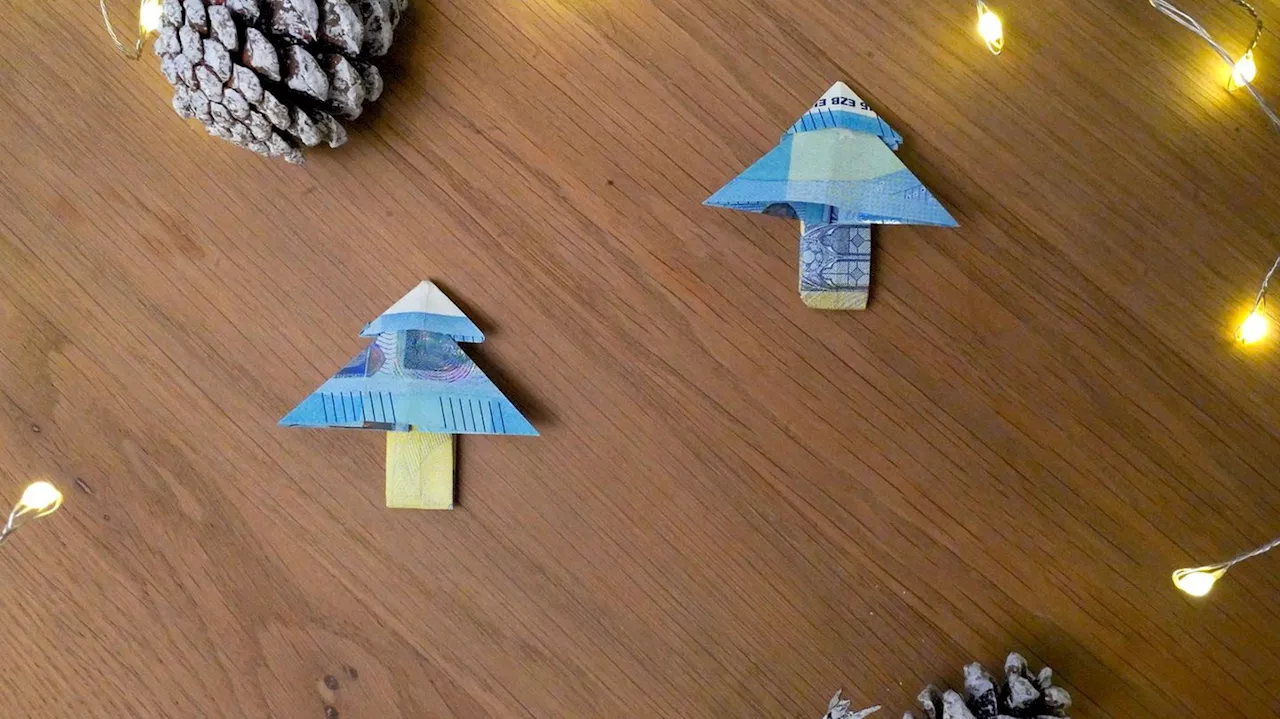 Festlich falten: Mit Origami Geldgeschenke zu Weihnachten basteln