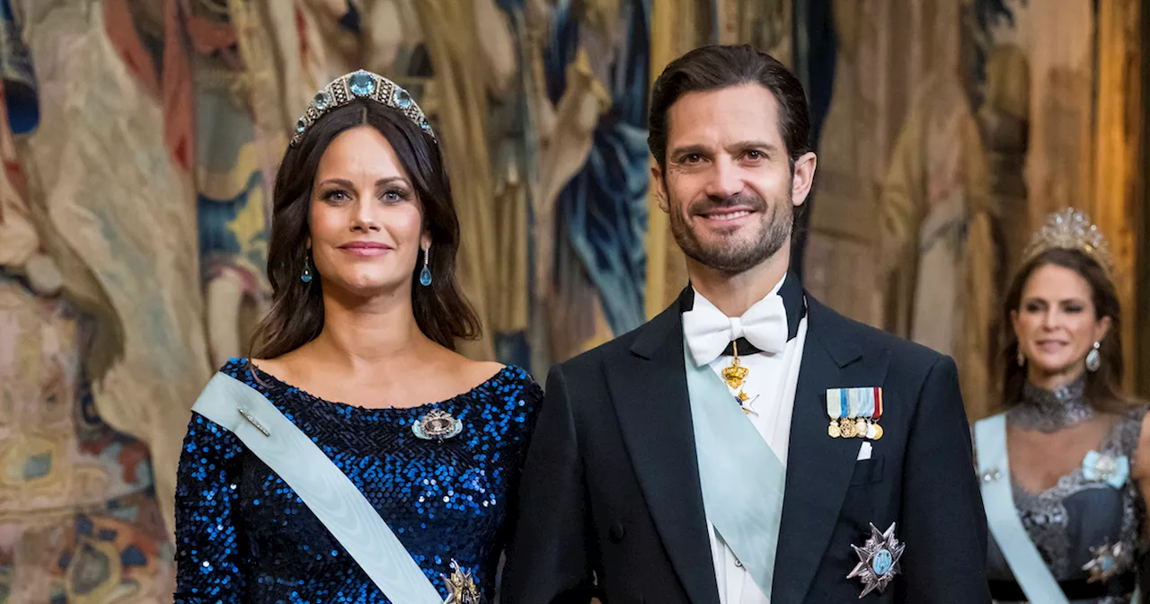 Sofia von Schweden kommt in Victorias Umstandsrobe zum Königsdinner