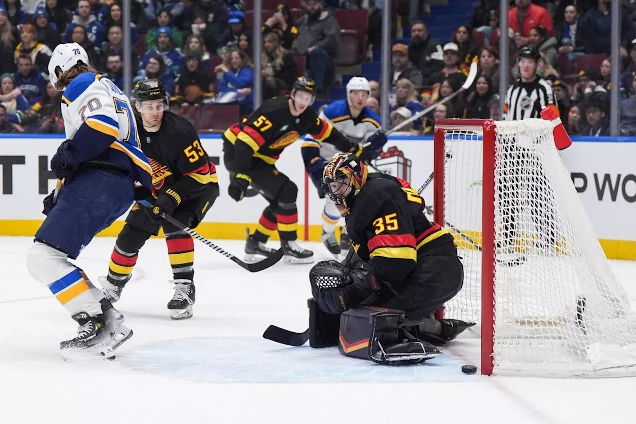 Vancouver Canucks goalie Thatcher Demko looks to build on first start of the season