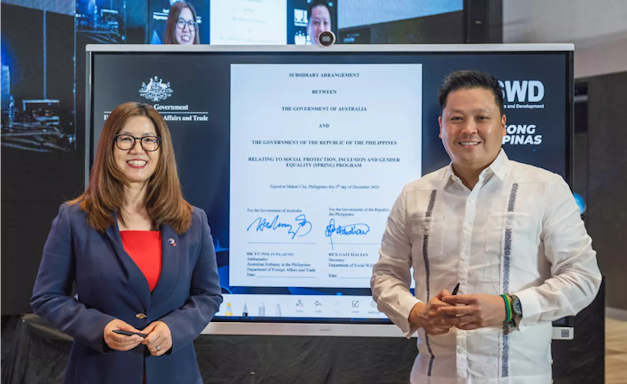 Australia-PHL ‘SPRING’ program to reduce poverty, promote gender equality and strengthen inclusion