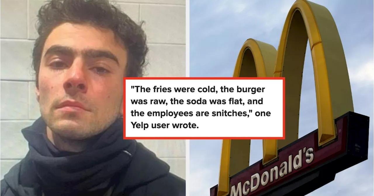 Fake Reviews At McDonald's Of Luigi Mangione Arrest