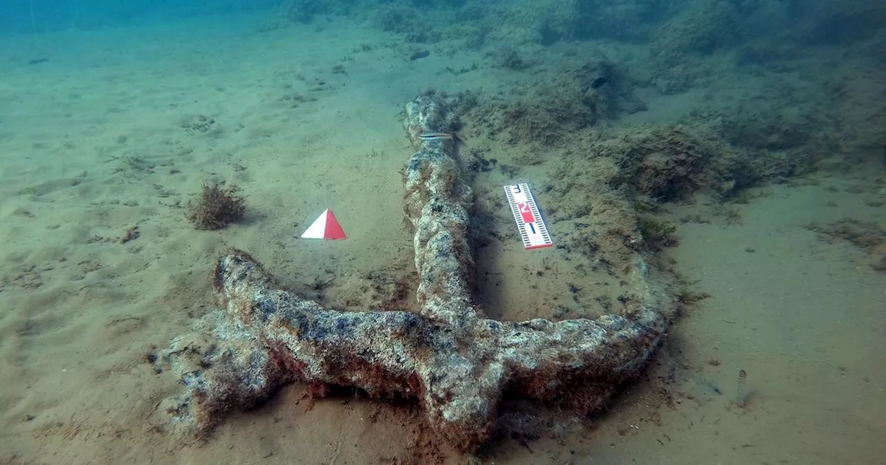 2,500-year-old shipwreck and anchors discovered off coast of Sicily