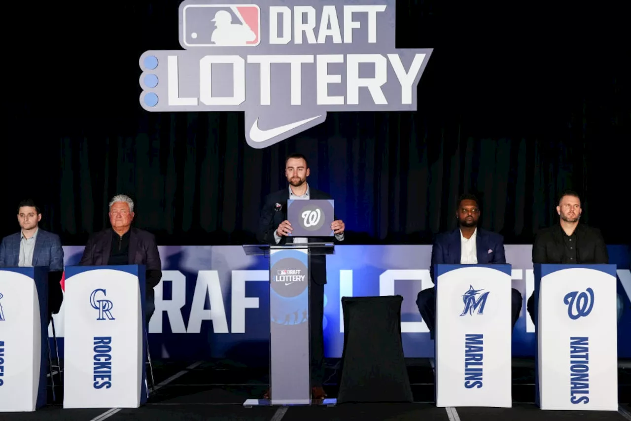 Nationals win MLB draft lottery for first No. 1 overall draft pick since 2010