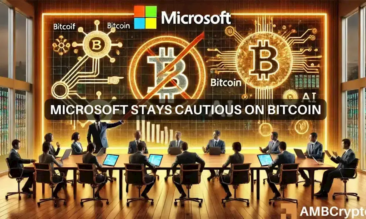 Microsoft shareholders say NO to Bitcoin amid volatility concerns