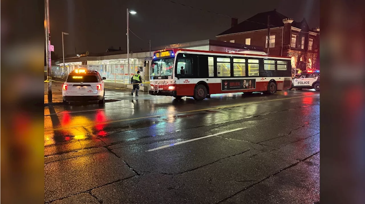 Pedestrian struck and killed by TTC bus after exiting subway station