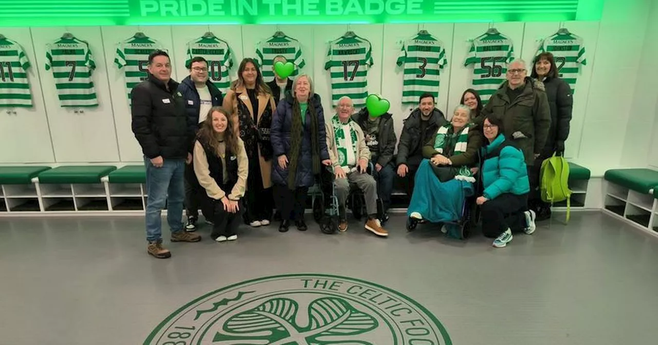 Celtic's Greg Taylor surprises hospice patients with Parkhead tour