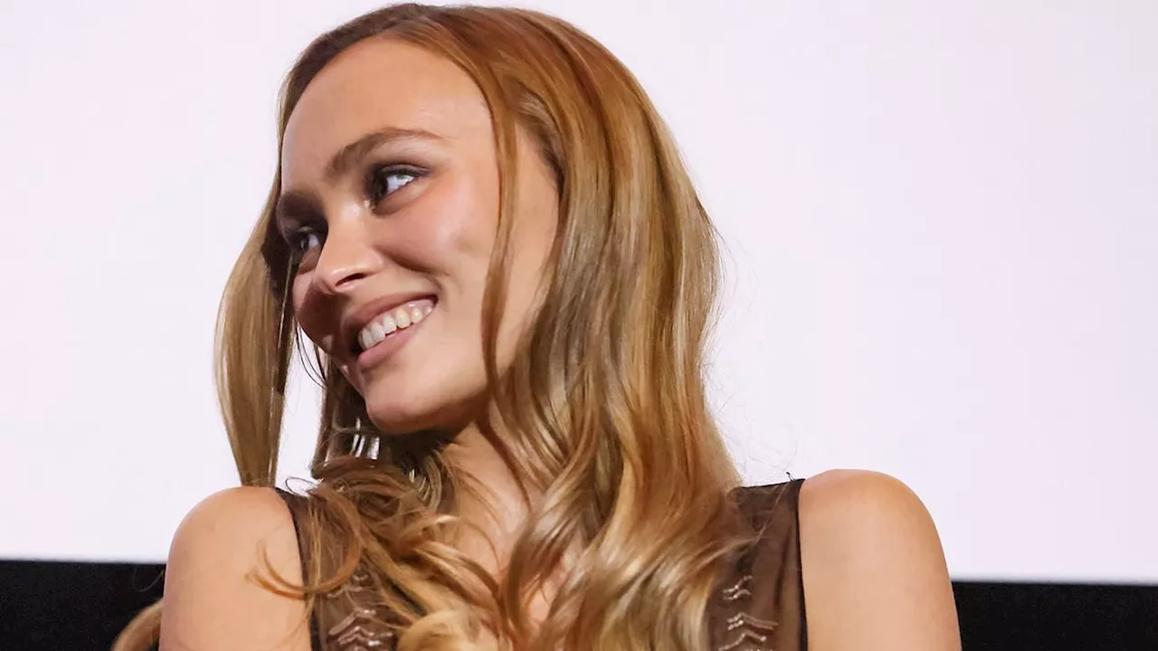 Braless Lily Rose-Depp frees the nipple at BAFTA's special screening of Nosferatu in LA