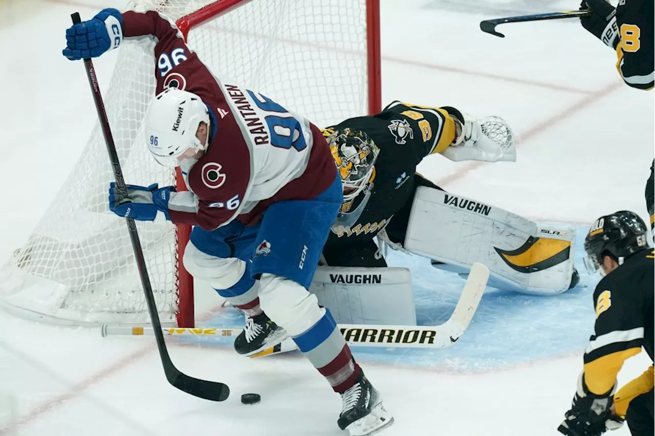 Mikko Rantanen, Nathan MacKinnon power Avalanche past Penguins