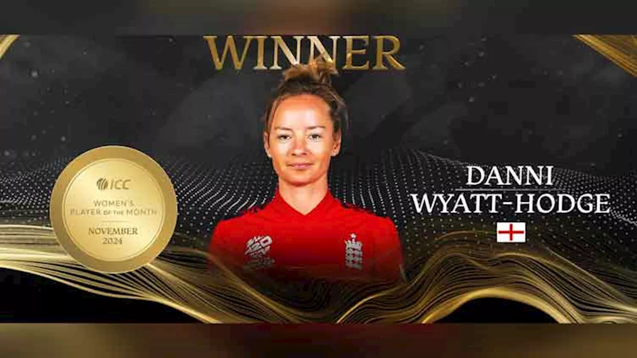 ICC Women's Player of the Month for November 2024 announced