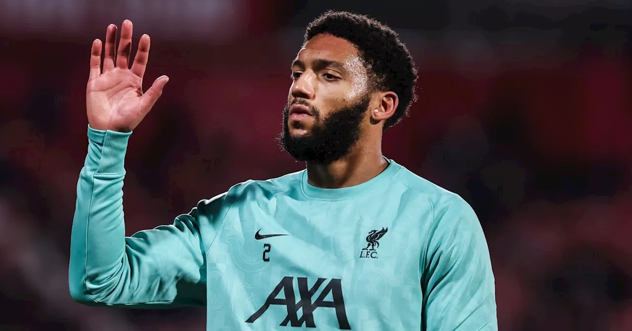 Joe Gomez breaks silence on Liverpool transfer collapse and goal celebration plans