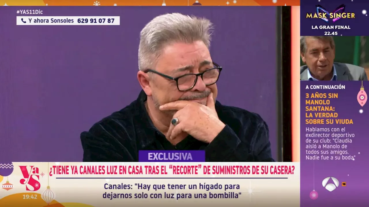 Antonio Canales, a lágrima viva al relatar su situación ante Sonsoles: 'Qué hago yo siendo un okupa con 60 años'