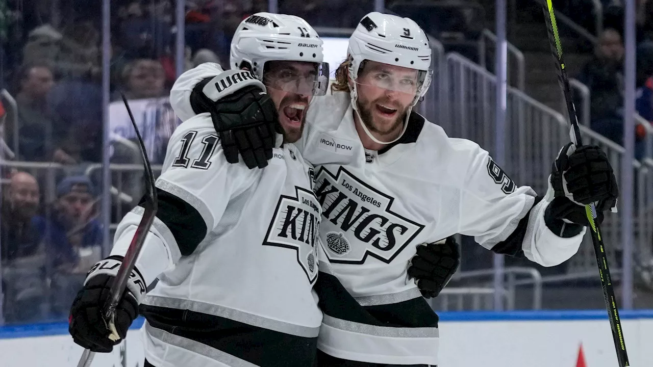 Adrian Kempe stekhet under LA Kings roadtrip