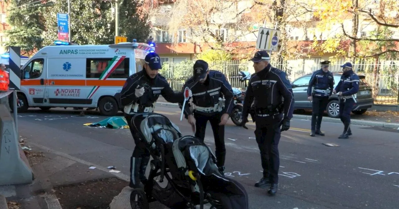 Milano, un tir travolge e uccide mamma con due bimbi in passeggino