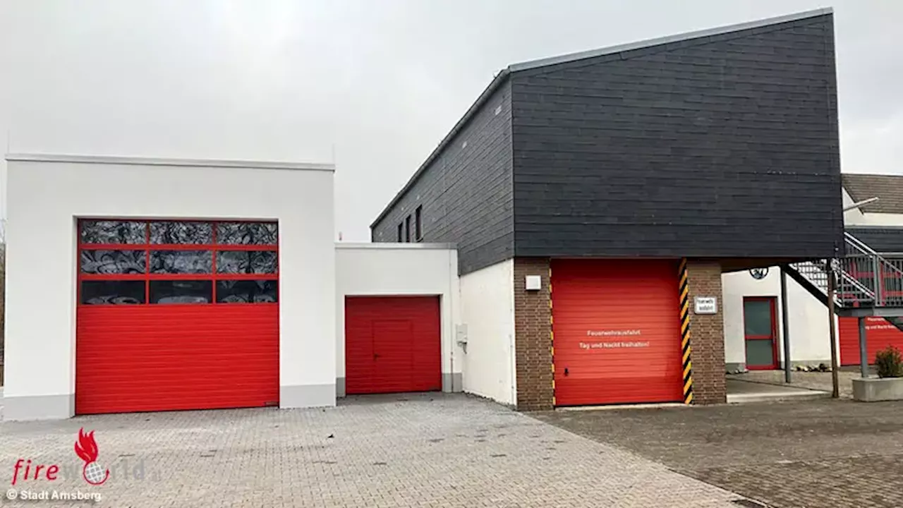 D: Stadt Arnsberg investiert in den Brandschutz → Feuerwehrhaus Oeventrop erweitert