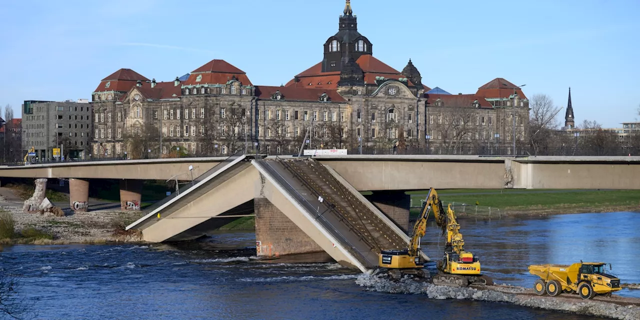 Dresden plant Komplettabriss - Erhalt der Carolabrücke unmöglich