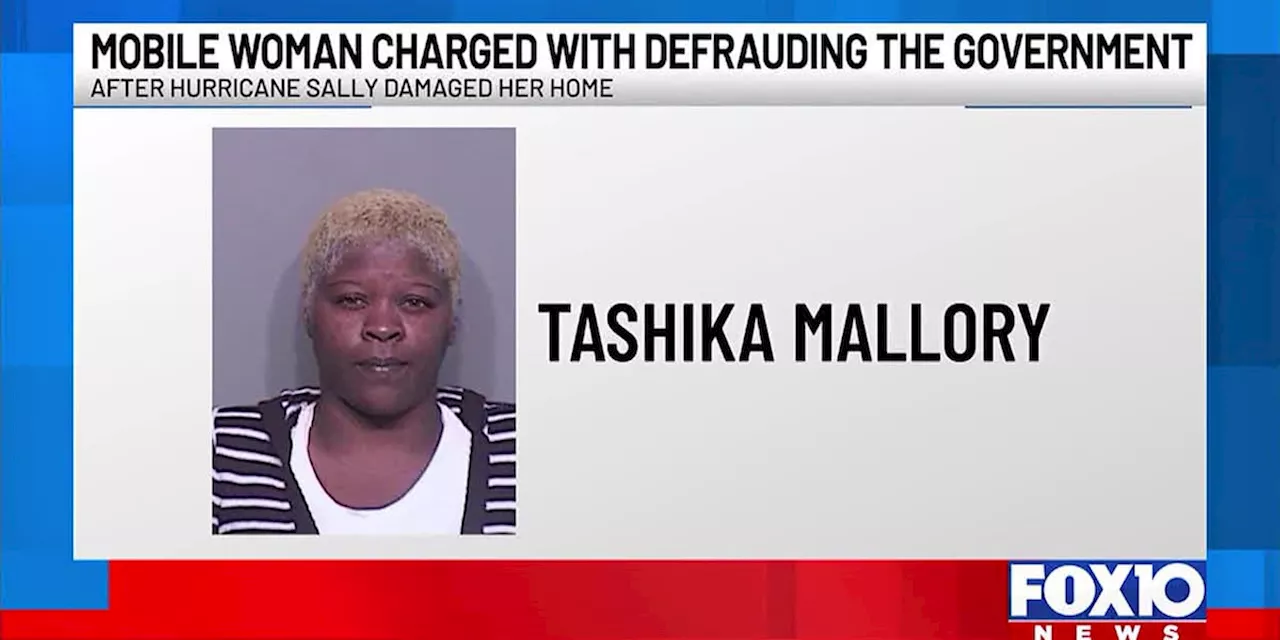 Mobile woman charged with defrauding FEMA after Hurricane Sally