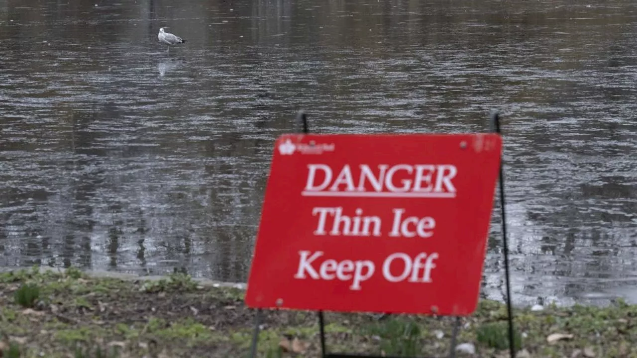 Young boy dead, girl critically injured after falling through thin ice in New York