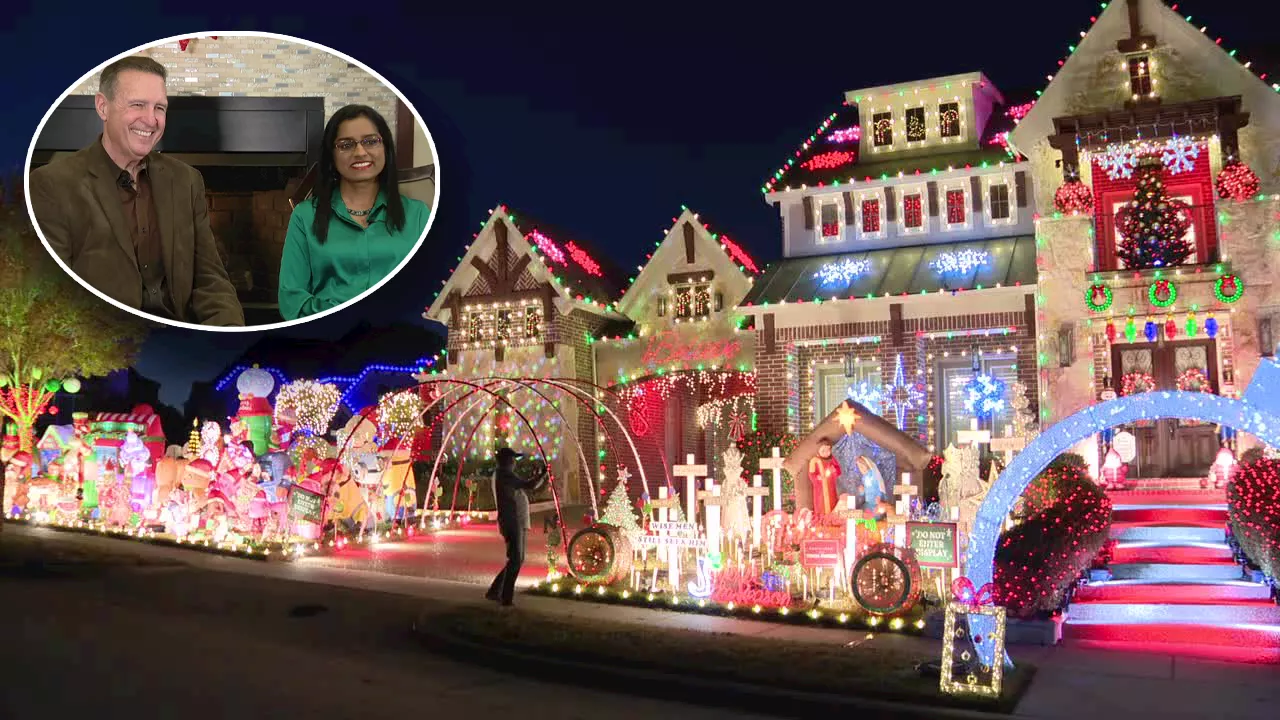 The touching story behind a McKinney couple's massive Christmas lights display