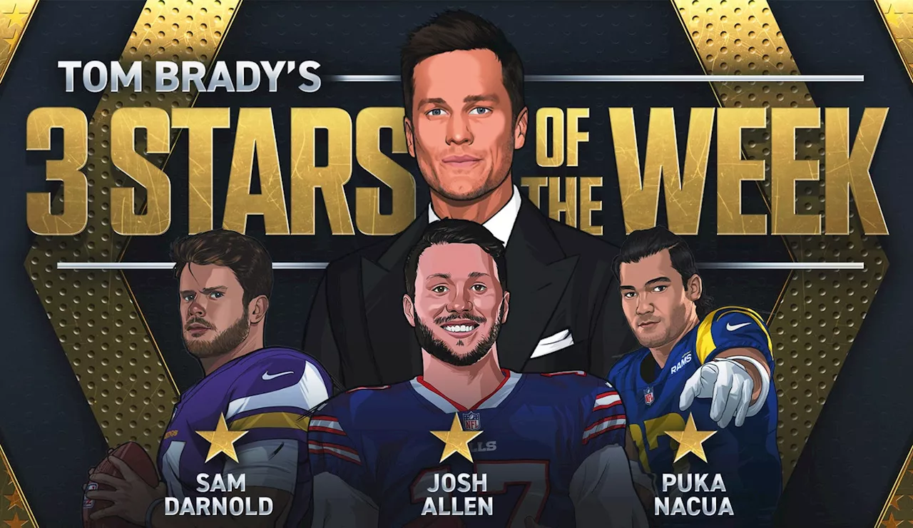 Tom Brady's 3 Stars of Week 14, including Bills' Josh Allen