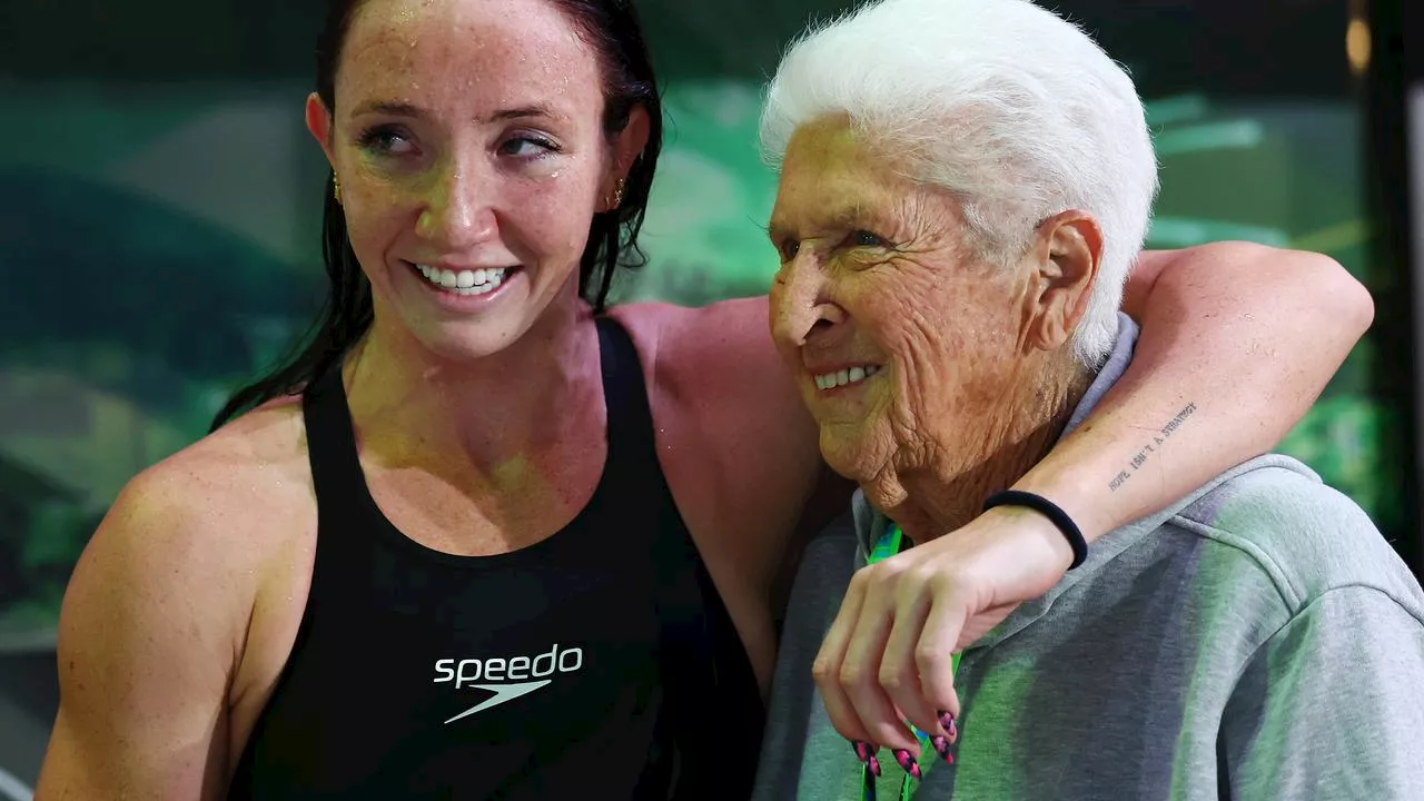 Dawn Fraser’s goddaughter wins emotional world champs gold