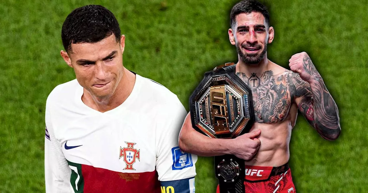 ‘Que se joda Cristiano mientras exista Messi’; campeón de UFC, Ilia Topuria, responde a CR7 por críticas (VIDEO)