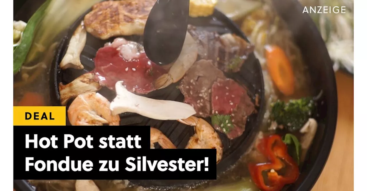 Vergesst Raclette, Fondue und Heißluftfritteusen: Damit ist euer Silvester-Essen gerettet!