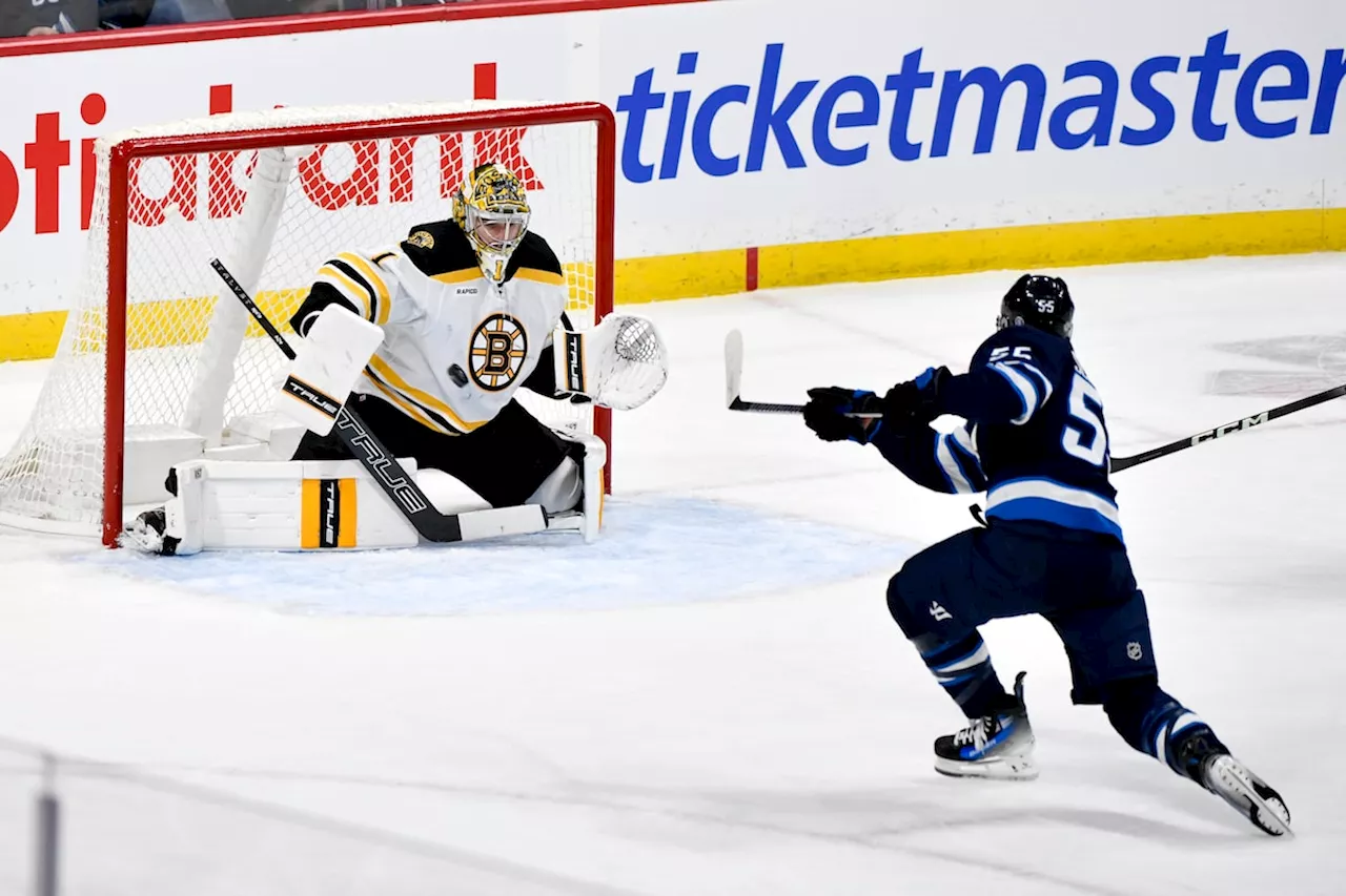 Scheifele shines in 8-1 win over Sweeney’s Bruins