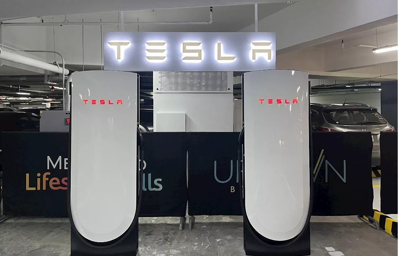 Tesla launches 1st ‘supercharging’ stations in PH