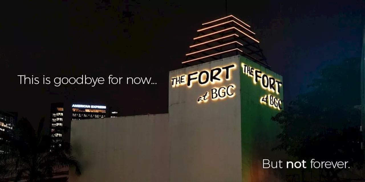 The Fort Strip in Taguig announces indefinite closure starting 2025