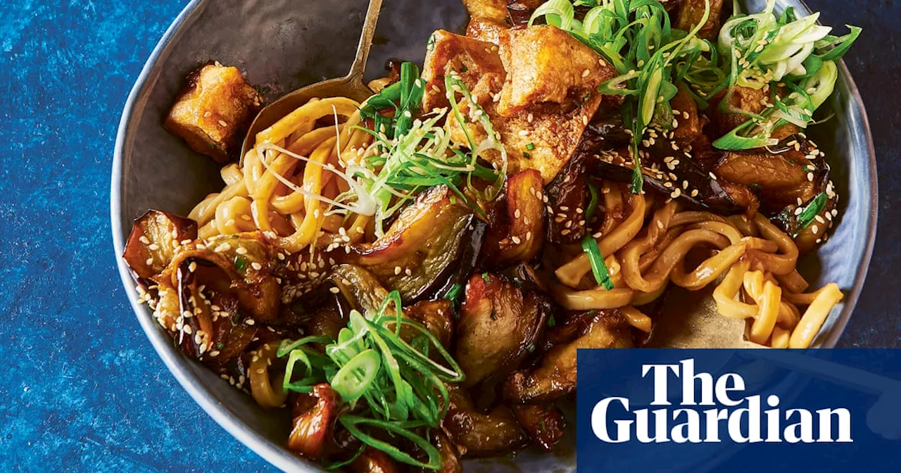 Quick, sticky and not too tricky: Alice Zaslavsky’s recipe for eggplant, tofu and noodle salad