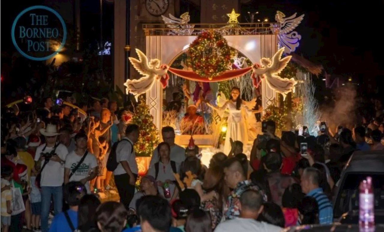 Peace and joy light up Kuching in annual Christmas parade