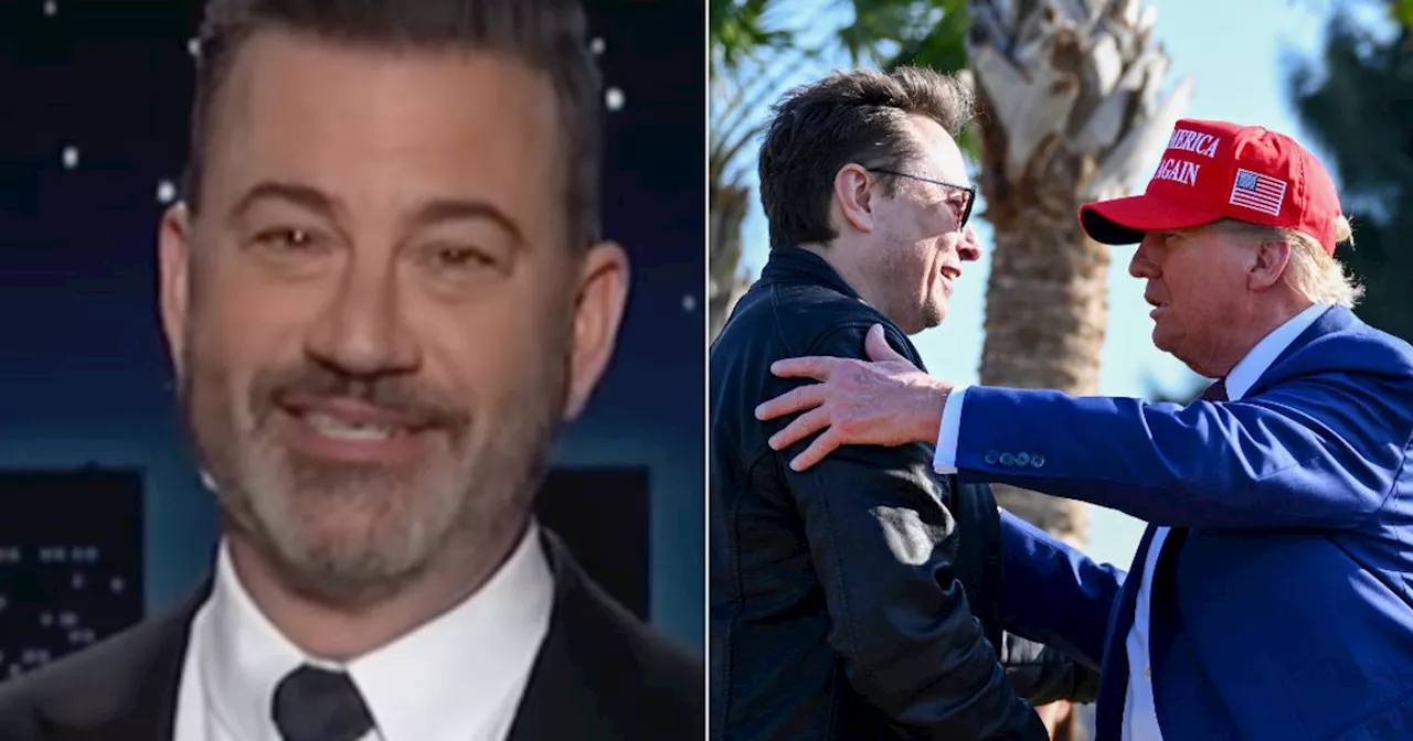 Jimmy Kimmel Predicts How Trump-Musk Friendship May Soon 'Blow Up Like A SpaceX Rocket'