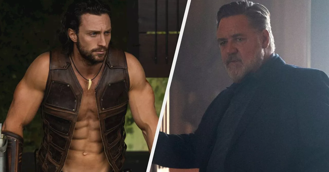 Aaron Taylor-Johnson Claims Russell Crowe Was A Little Stingy With This Choice Of Wrap Gift