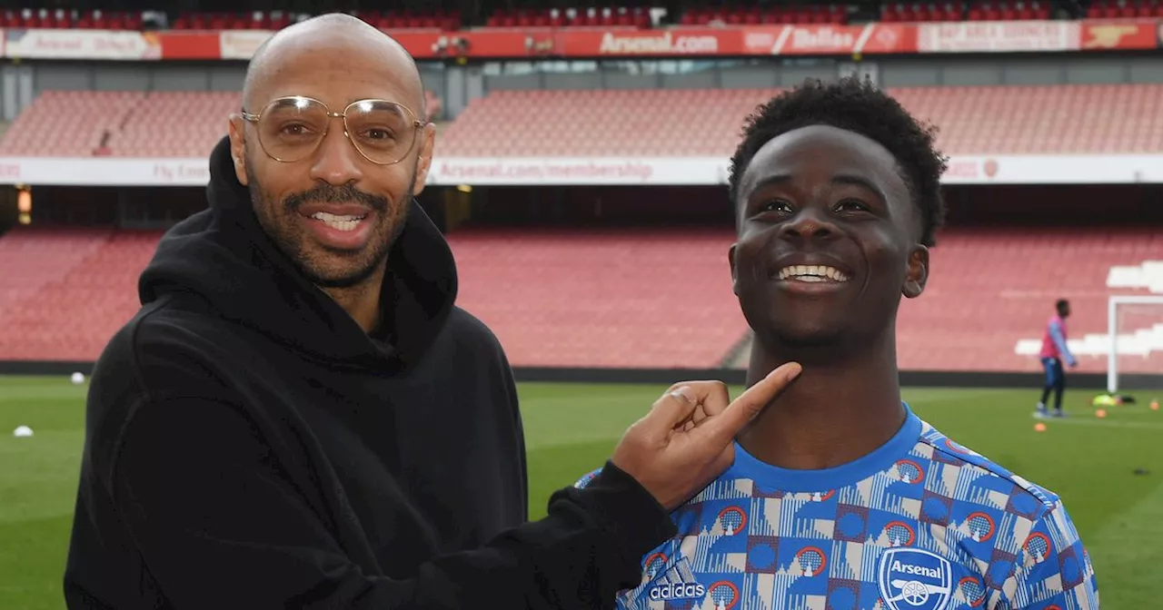 Thierry Henry names 3 Arsenal youngsters tipped to be better than Bukayo Saka