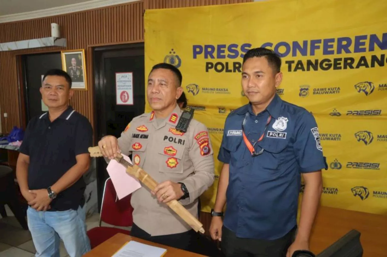 Anak Berantem, Bapak Saling Bacok di Tangerang, Banjir Darah