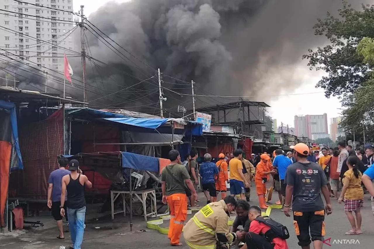 Kebakaran di Kemayoran Jakarta Pusat, 15 Orang Terluka